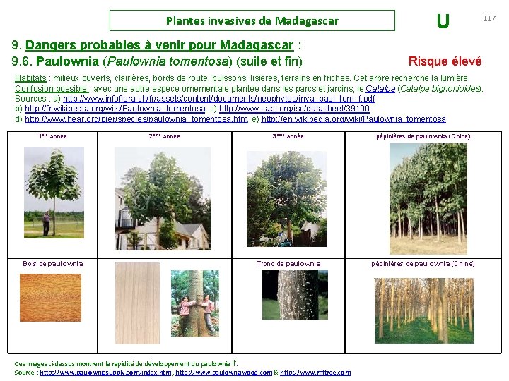 Plantes invasives de Madagascar U 117 9. Dangers probables à venir pour Madagascar :