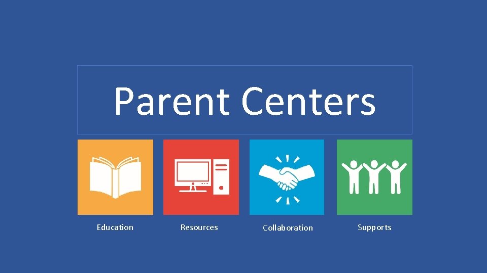 Parent Centers Education Resources Collaboration Supports 