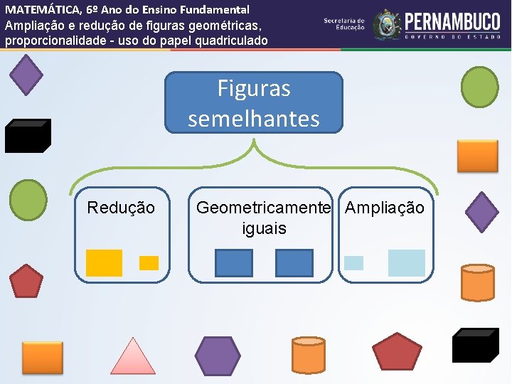 MATEMÁTICA, 6º Ano do Ensino Fundamental Ampliação e redução de figuras geométricas, proporcionalidade -