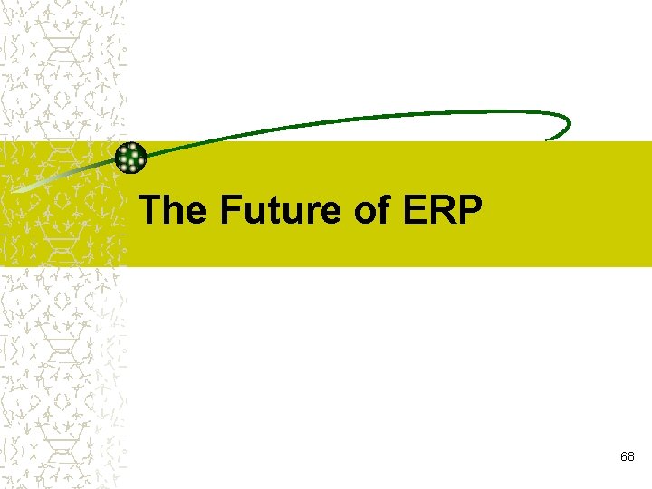 The Future of ERP 68 