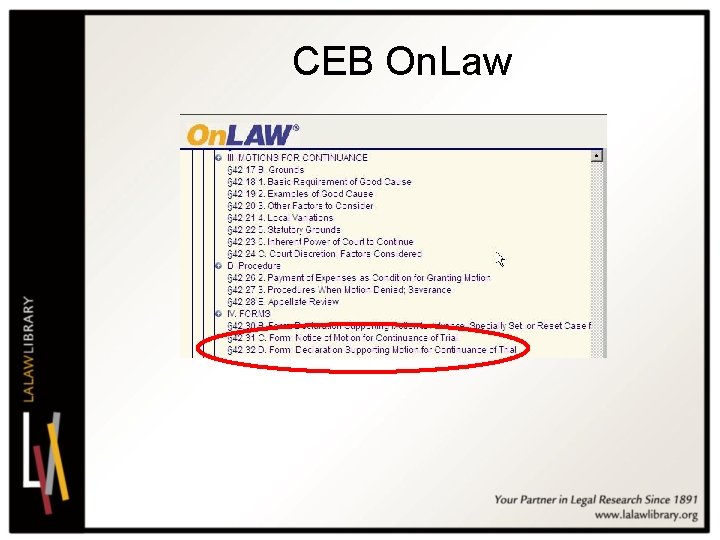 CEB On. Law 