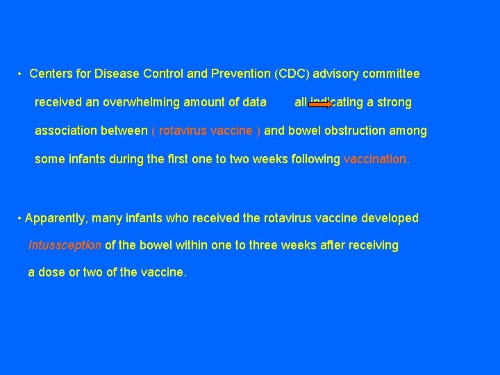  • Centers for Disease Control and Prevention (CDC) advisory committee received an overwhelming