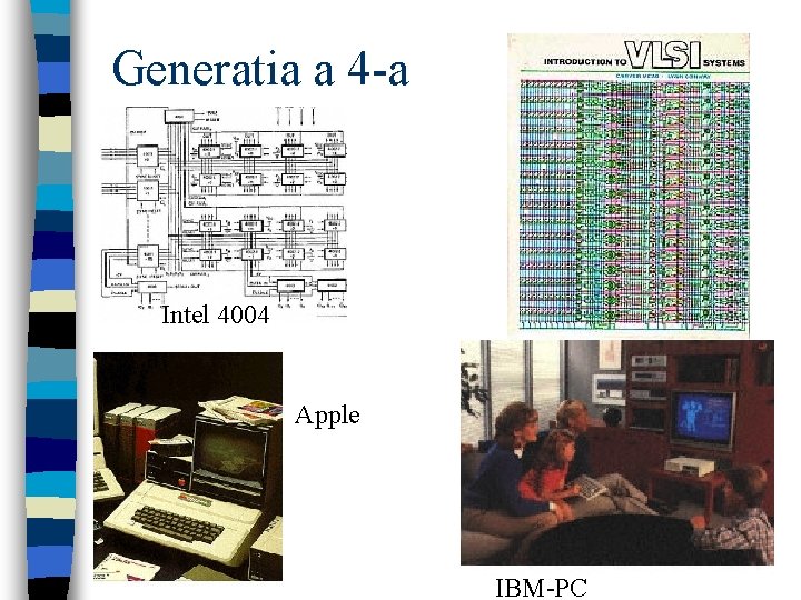 Generatia a 4 -a Intel 4004 Apple 12 IBM-PC 