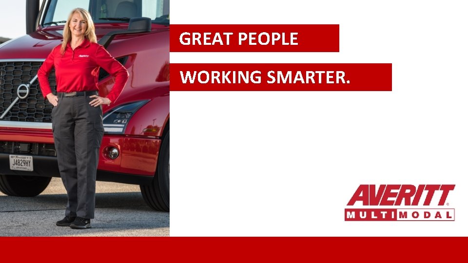 GREAT PEOPLE WORKING SMARTER. THE POWER OF ONE GREAT PEOPLE WORKING SMARTER. THE POWER OF ONE
