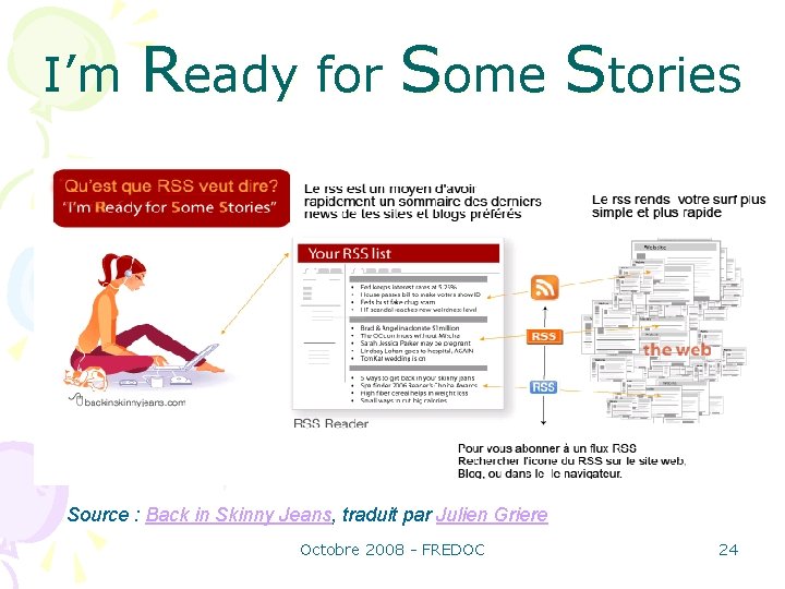 I’m Ready for Some Stories Source : Back in Skinny Jeans, traduit par Julien