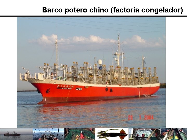 Barco potero chino (factoría congelador) 