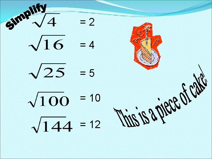 =2 =4 =5 = 10 = 12 =2 =4 =5 = 10 = 12