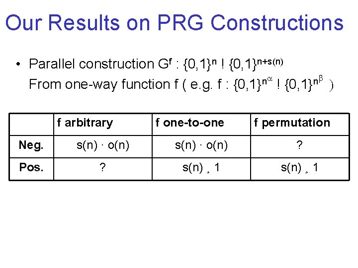 On Constructing Parallel Pseudorandom Generators From Oneway Functions