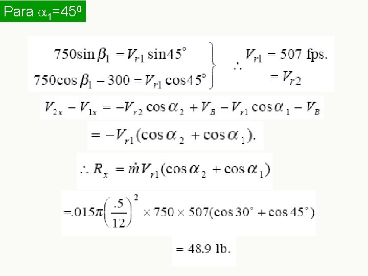 Para a 1=450 