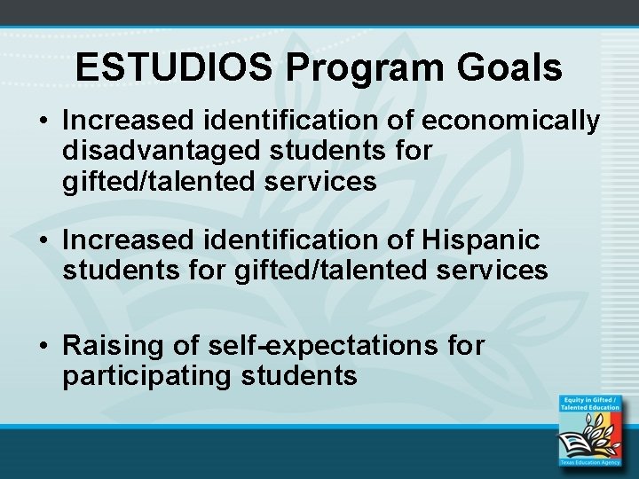 Estudios Demonstration Schools Lessons Learned Adapted From Presentations