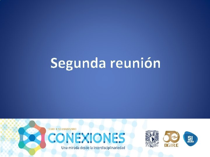 Segunda reunión 