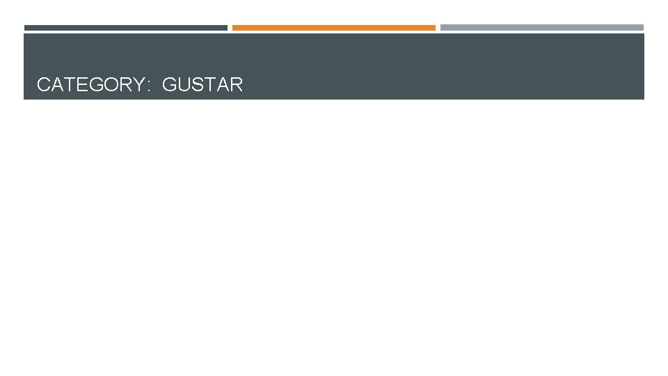 CATEGORY: GUSTAR CATEGORY: GUSTAR