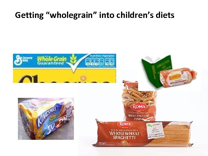 Getting “wholegrain” into children’s diets 