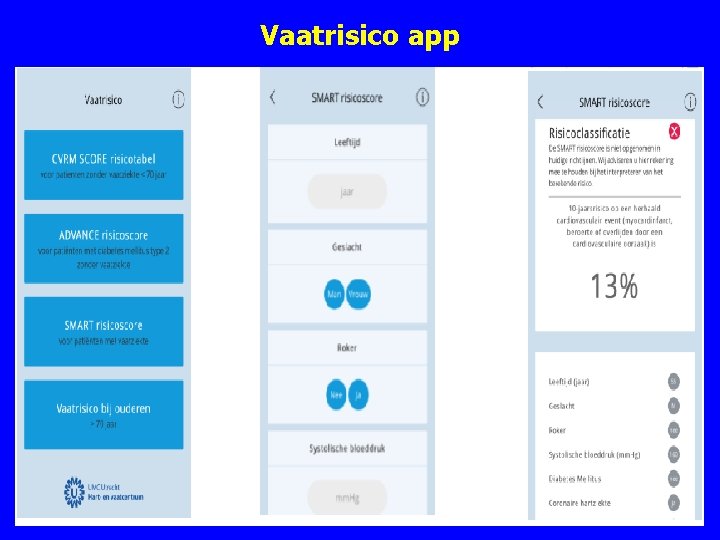 Vaatrisico app Vaatrisico app