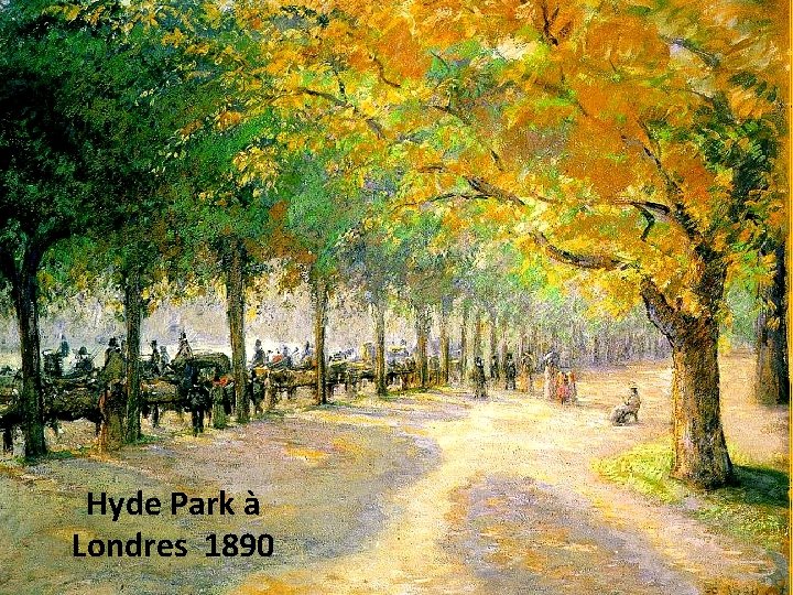 Hyde Park à Londres 1890 