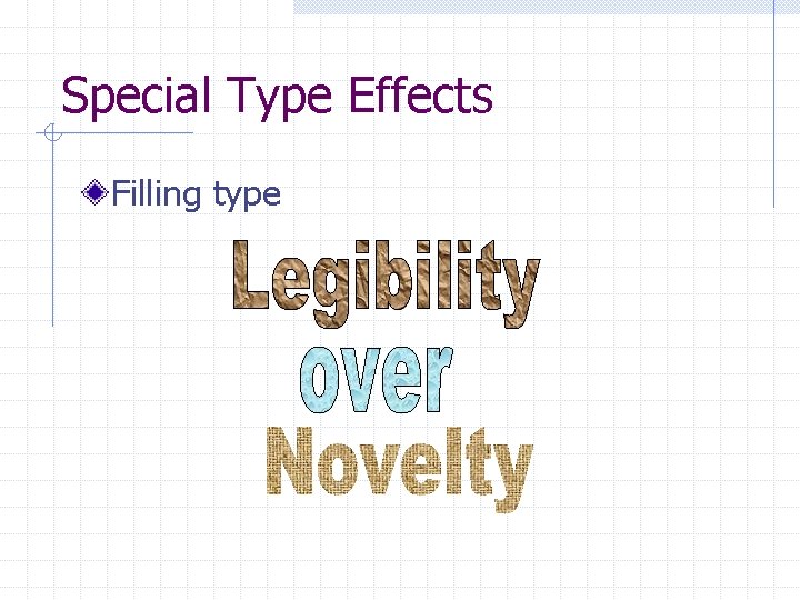 Special Type Effects Filling type 