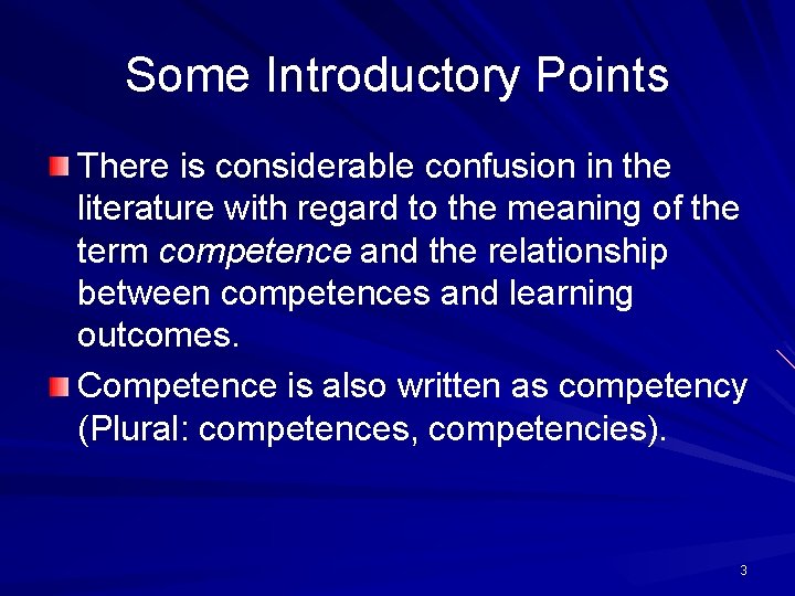 Some Introductory Points There is considerable confusion in the literature with regard to the Some Introductory Points There is considerable confusion in the literature with regard to the