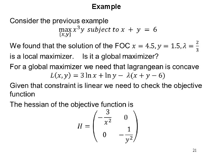 Example • 21 