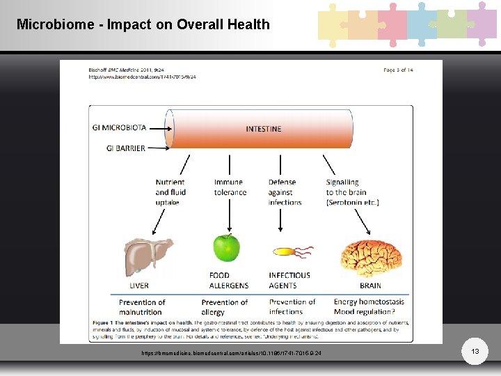 Microbiome - Impact on Overall Health https: //bmcmedicine. biomedcentral. com/articles/10. 1186/1741 -7015 -9 -24