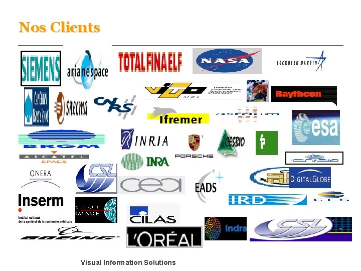 Nos Clients Visual Information Solutions 