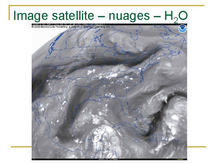 Image satellite – nuages – H 2 O 