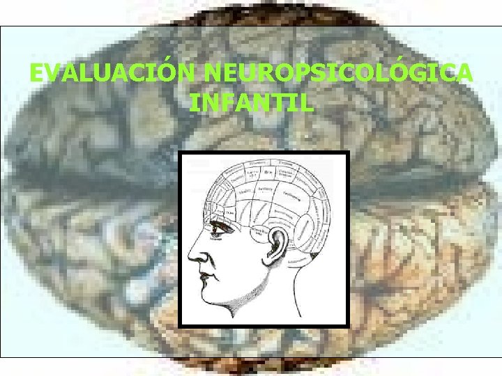 EVALUACIÓN NEUROPSICOLÓGICA INFANTIL EVALUACIÓN NEUROPSICOLÓGICA INFANTIL