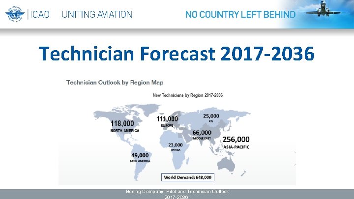 Technician Forecast 2017 -2036 Boeing Company "Pilot and Technician Outlook 2017 -2036" 