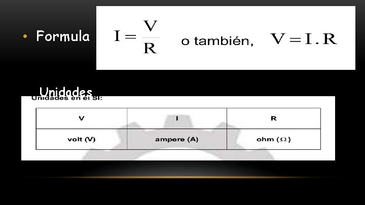  • Formula Unidades 