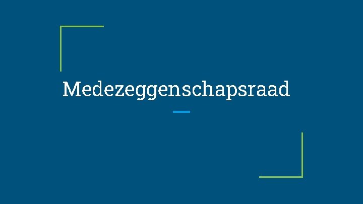 Medezeggenschapsraad 