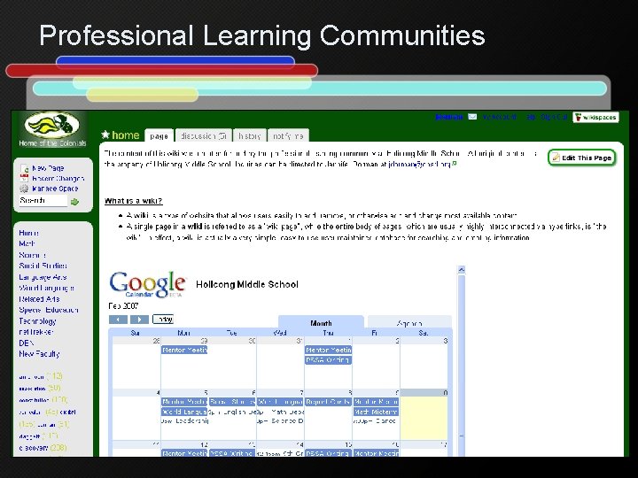Professional Learning Communities 