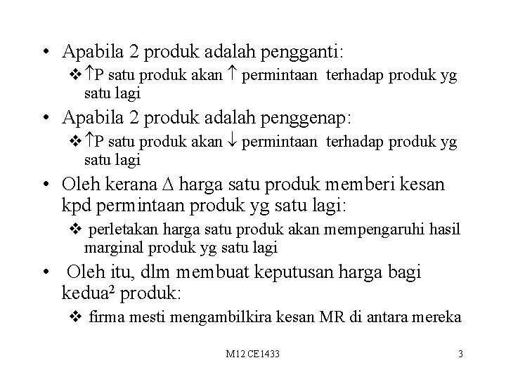 AMALAN PERLETAKAN HARGA Subtopik i iii iv v