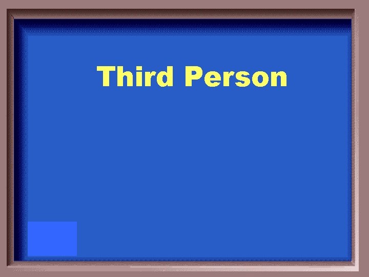 Third Person 