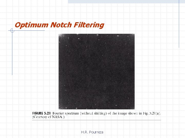 Optimum Notch Filtering H. R. Pourreza 