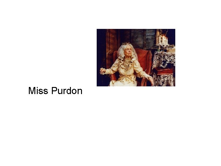 Havisham Miss Purdon 