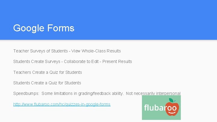Google Forms Teacher Surveys of Students - View Whole-Class Results Students Create Surveys -