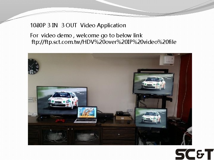 1080 P 3 IN 3 OUT Video Application For video demo , welcome go