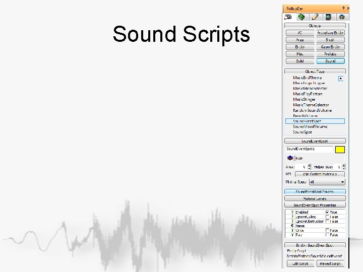 Sound Scripts Sound Scripts
