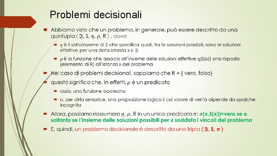 Problemi decisionali 