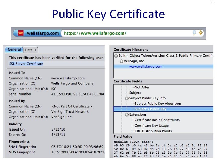 17 Public Key Certificate 