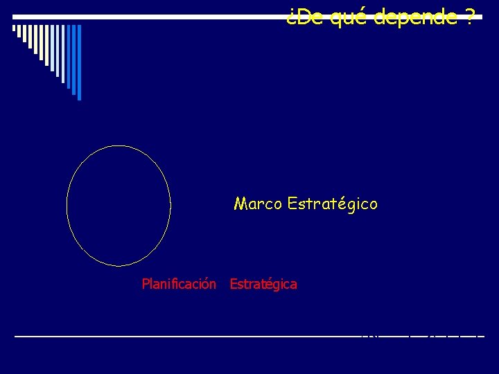 ¿De qué depende ? Depende de las características de la organización y son una ¿De qué depende ? Depende de las características de la organización y son una