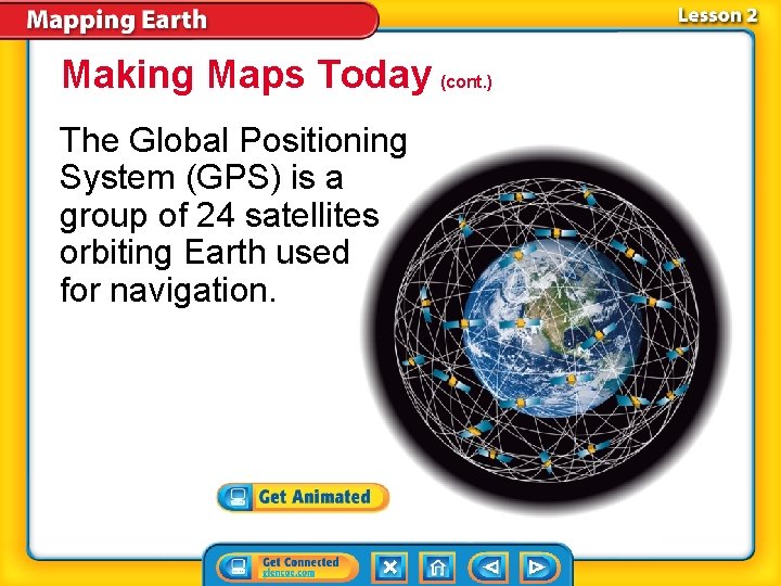 Making Maps Today (cont. ) The Global Positioning System (GPS) is a group of