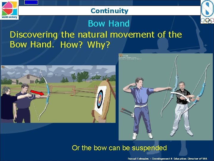 Continuity Bow Hand Discovering the natural movement of the Bow Hand. How? Why? Or