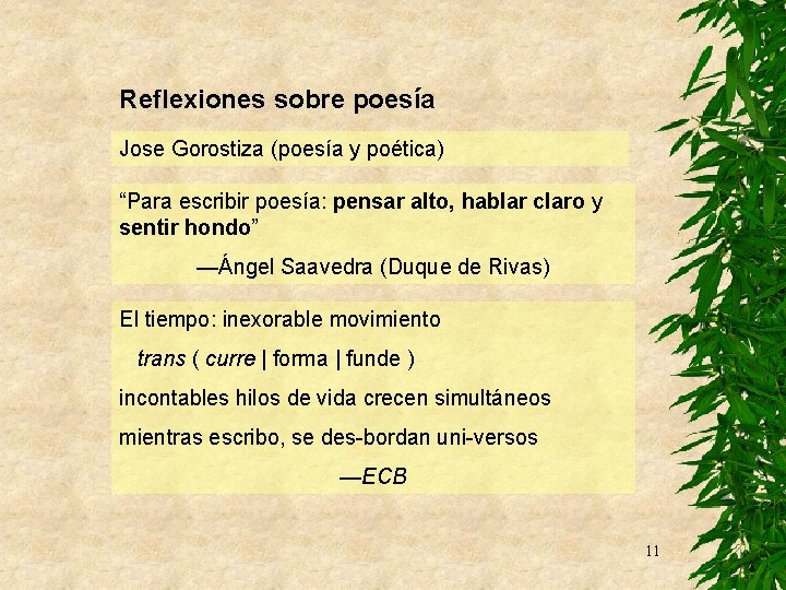 Reflexiones sobre poesía Jose Gorostiza (poesía y poética) “Para escribir poesía: pensar alto, hablar