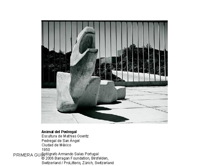 Animal del Pedregal Escultura de Mathias Goeritz Pedregal de San Ángel Ciudad de México