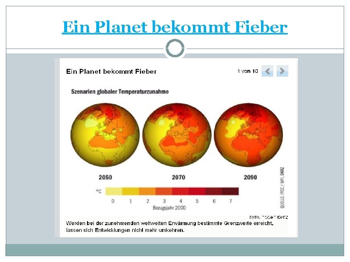 Ein Planet bekommt Fieber 