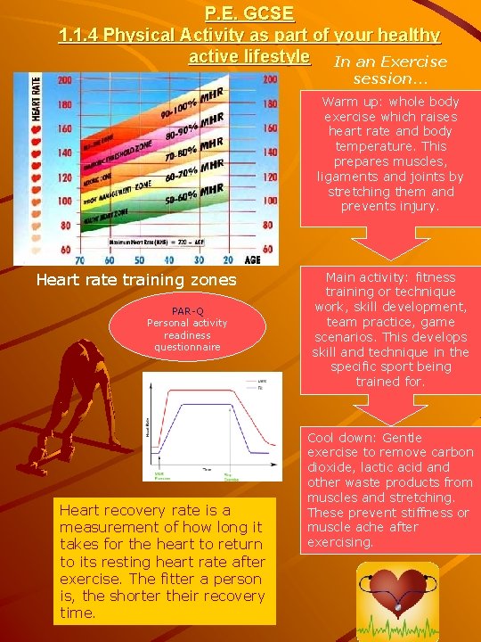 PE GCSE 1 1 1 Healthy active lifestyles