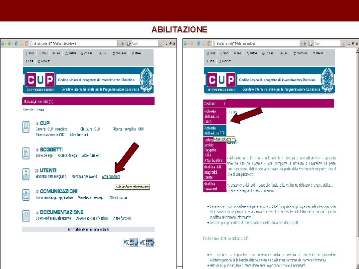 ABILITAZIONE ABILITAZIONE