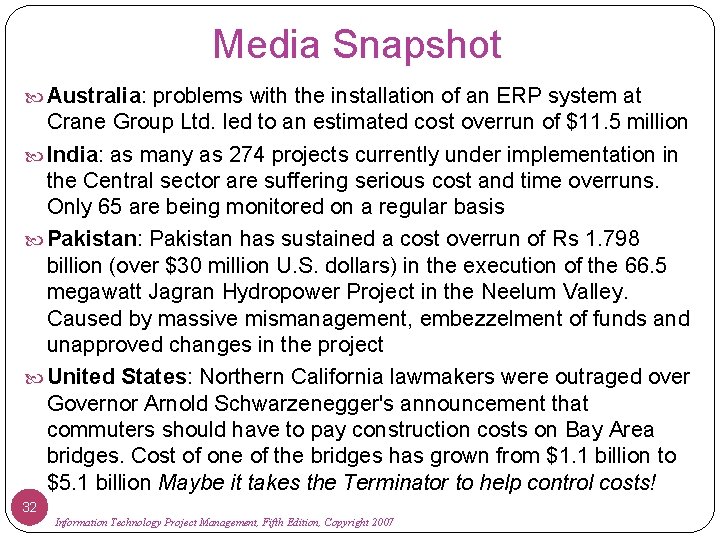 Media Snapshot Australia: problems with the installation of an ERP system at Crane Group