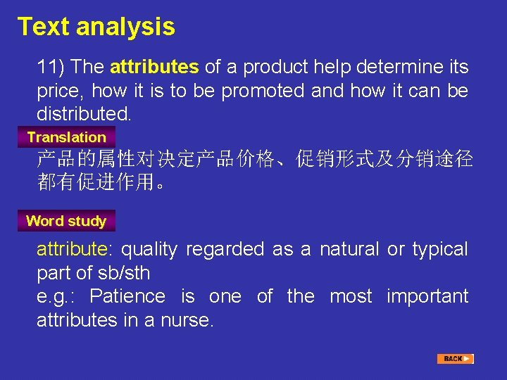 Text analysis 11) The attributes of a product help determine its price, how it