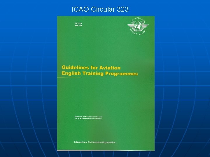 ICAO Circular 323 